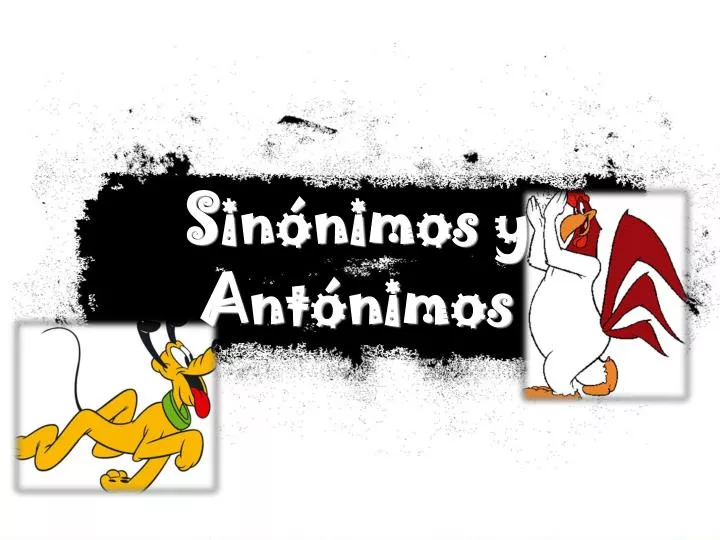 Ppt Sinonimos Y Antonimos Powerpoint Presentation Free Download