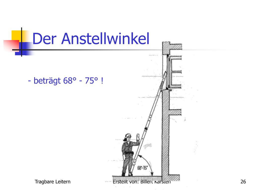 PPT - Tragbare Leitern bei der Feuerwehr PowerPoint Presentation, free  download - ID:4955492