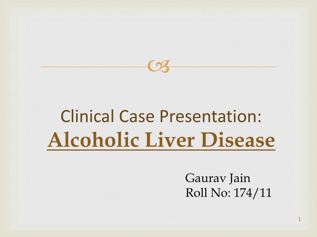 alcoholic liver disease case study