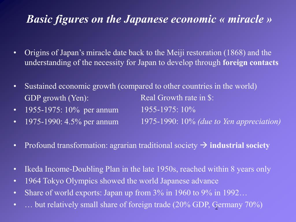 Japan Income Doubling Plan - ONCOMIE