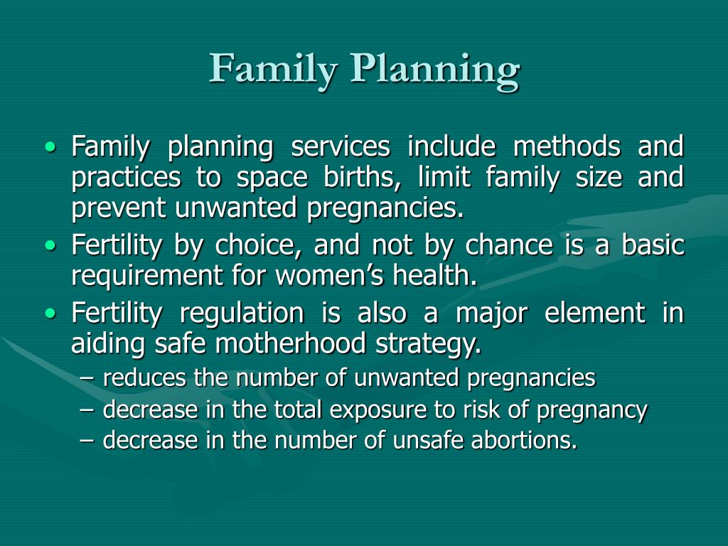 family planning introduction essay