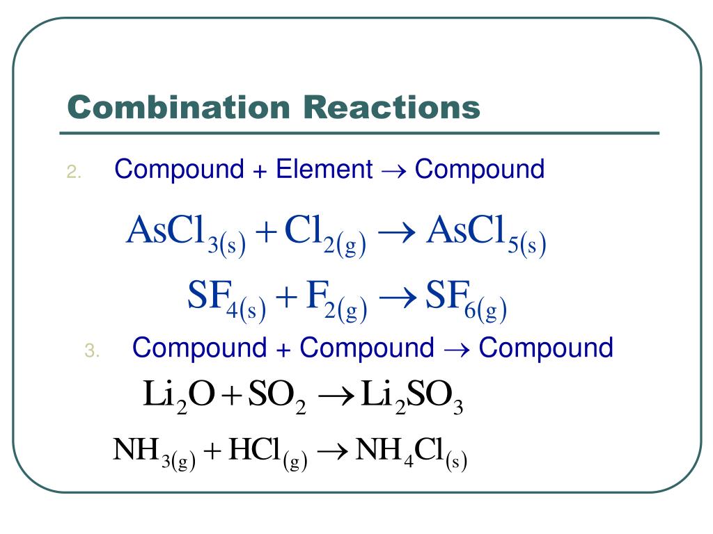 PPT Classifying Chemical Reactions PowerPoint Presentation, free