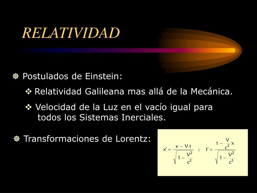 PPT - RELATIVIDAD PowerPoint Presentation, Free Download - ID:4958875