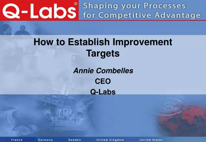 how to establish improvement targets n.