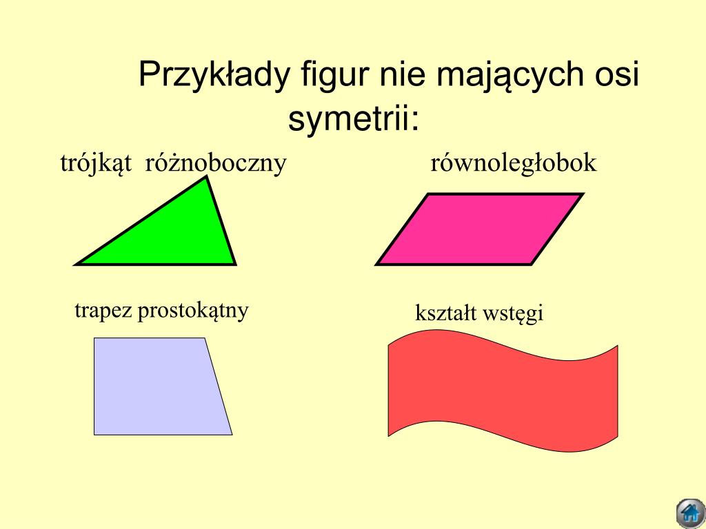 Co To Jest Figura Symetryczna PPT - Oś symetrii figury PowerPoint Presentation, free download - ID