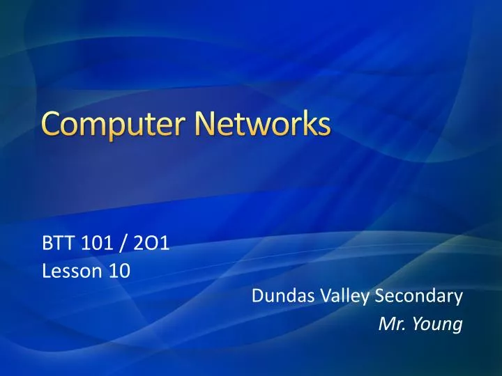 PPT - Computer Networks PowerPoint Presentation, free download - ID:4961911