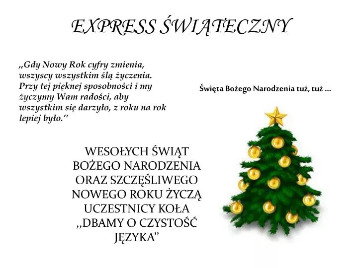 PPT EXPRESS WI TECZNY PowerPoint Presentation Free Download ID ppt-express-wi-teczny-powerpoint-presentation-free-download-id