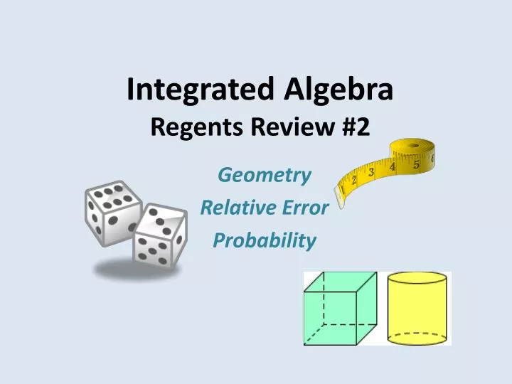 integrated algebra regents review 2 n.