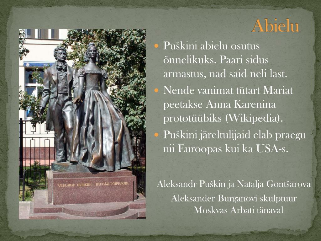 PPT - Aleksandr Sergejevitš Puškin PowerPoint Presentation, free download -  ID:4968225