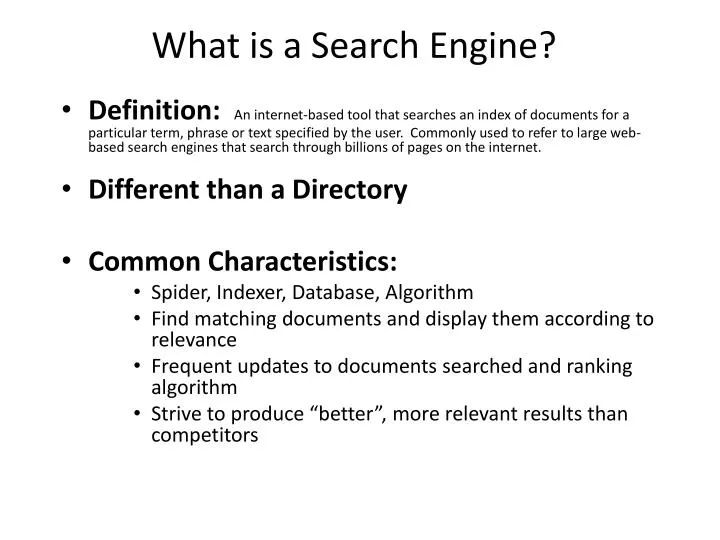 essay about search engine