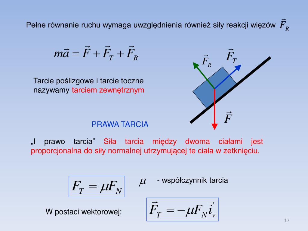 Siła Tarcia I Oporu Powietrza PPT - Podstawy Fizyki PowerPoint Presentation, free download - ID:4969950