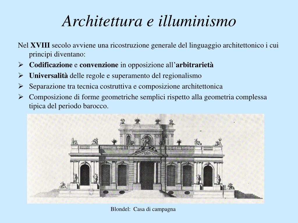 PPT - Architettura e illuminismo PowerPoint Presentation, free download -  ID:4970918