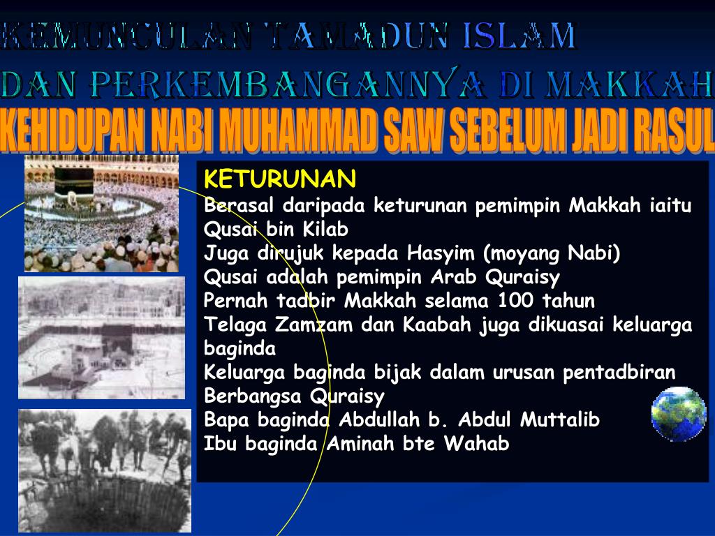 Kemunculan Tamadun Islam Dan Perkembangannya Di Makkah - Sejarah Kertas
