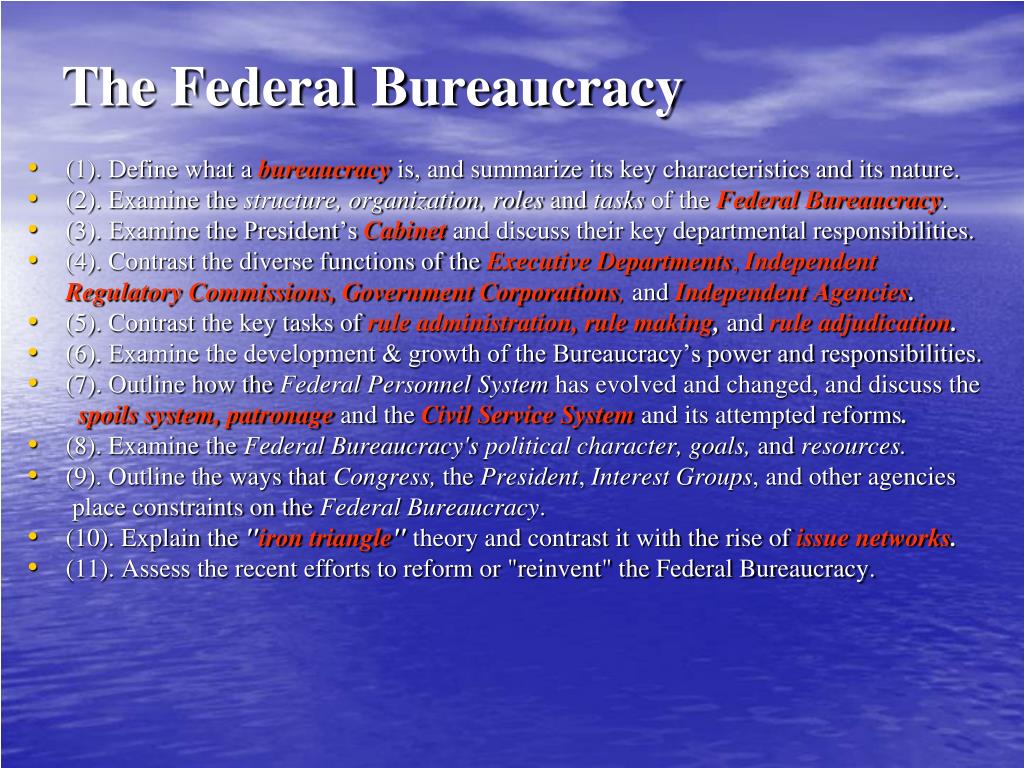 characteristics of bureaucracy organization