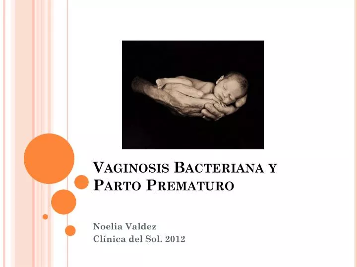 vaginosis bacteriana y parto prematuro n.
