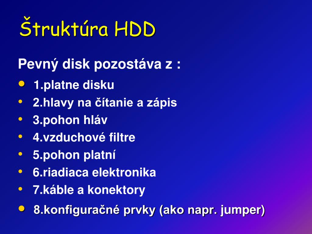 PPT - Pevné disky PowerPoint Presentation, free download - ID:4978144