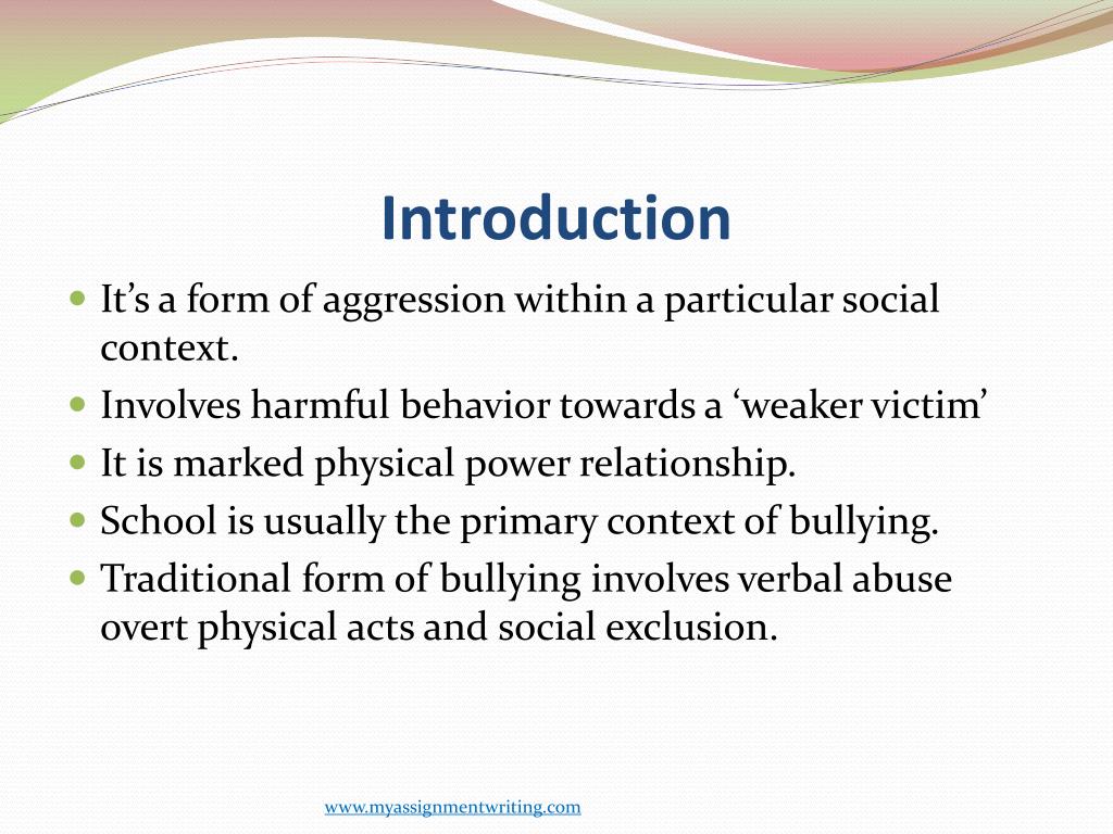 essay about cyber bullying with introduction body and conclusion