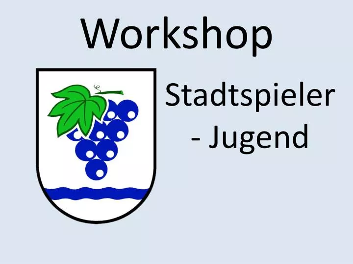 PPT - Workshop PowerPoint Presentation, free download - ID:4979444