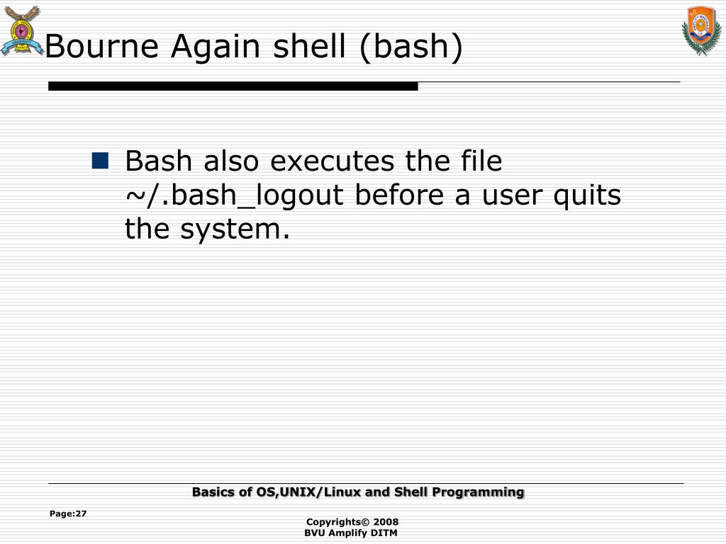 PPT Lesson4 The Shell as Interpreter PowerPoint Presentation, free download ID4980335