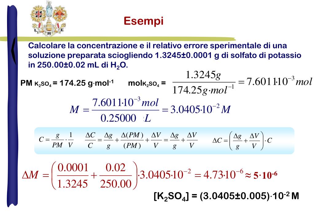 A 400 Ml Di Una Soluzione Acquosa 2 5 M