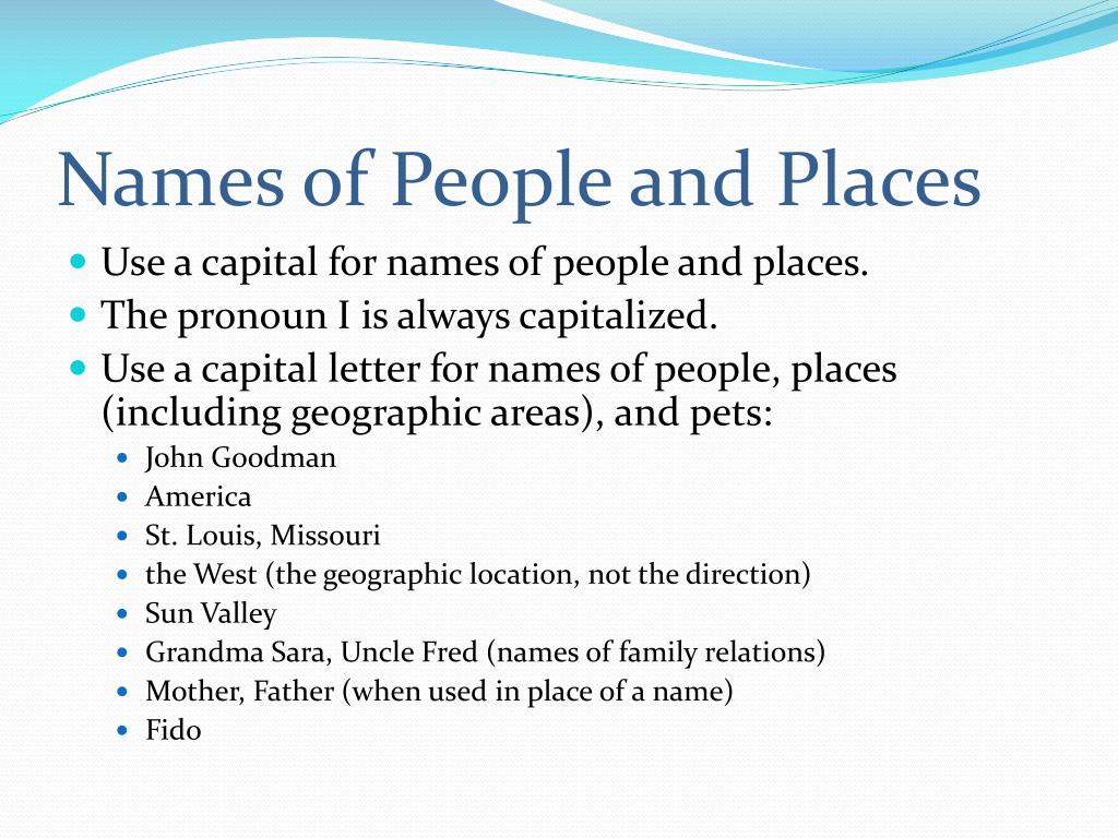 PPT - Capitalization PowerPoint Presentation, free download - ID:4981581