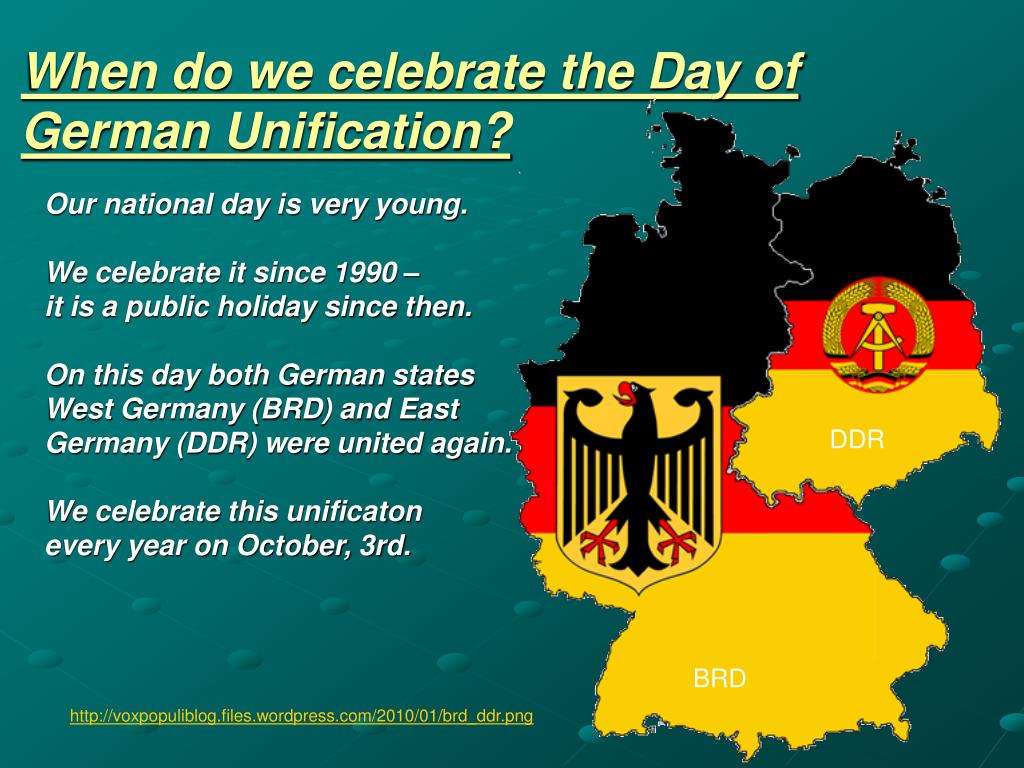 PPT Day of German Unification PowerPoint Presentation, free download