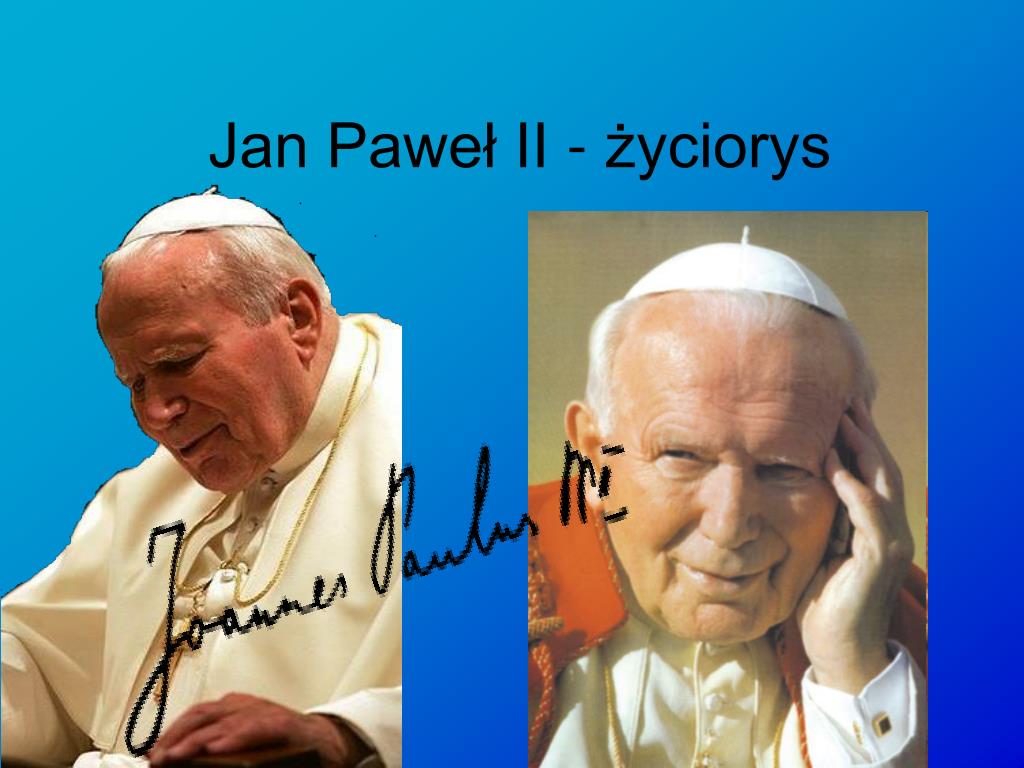 Jan Paweł 2 życiorys W Punktach PPT - Jan Paweł II - życiorys PowerPoint Presentation, free download