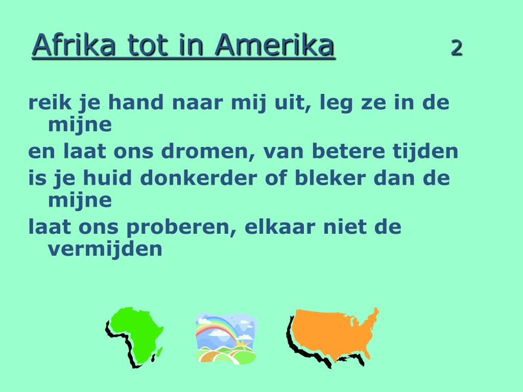 Afrika Tot In Amerika