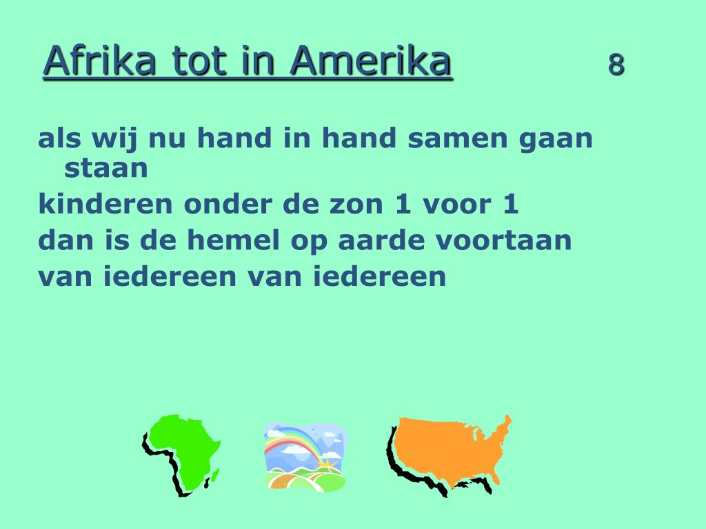 Afrika Tot In Amerika PPT - Afrika tot in Amerika 1 PowerPoint Presentation, free download