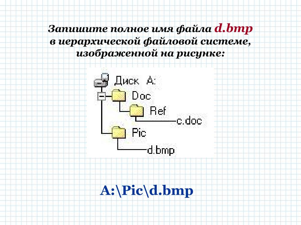 Полное имя файла с задачи физика doc