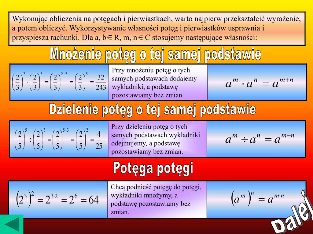 PPT - Prezentacja matematyki dla klas gimnazjalnych PowerPoint