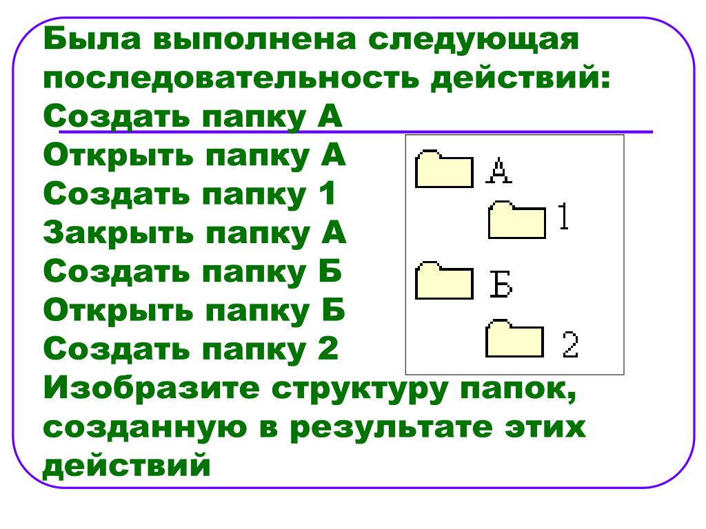 Нужно будет выполнить следующие. Выполните последовательность действий. Следующая последовательность дейст. Последовательность действий с файлами. Порядок действий чтобы создать папку.