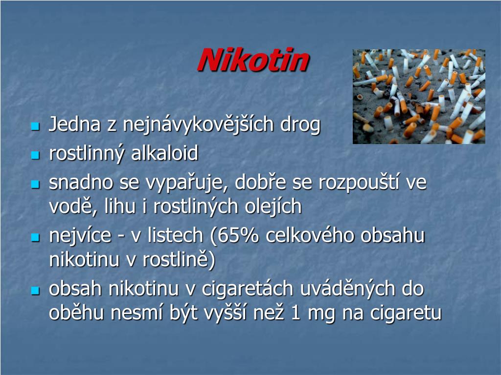 PPT - Nutričně toxikologická rizika kouření PowerPoint Presentation -  ID:4985313
