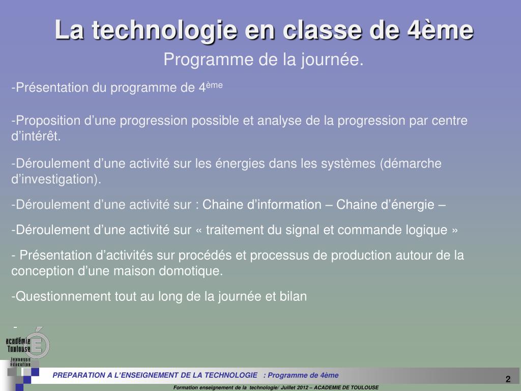 PPT La Technologie En Classe De 4 me PowerPoint Presentation Free PPT La Technologie En Classe De 4 me PowerPoint Presentation Free