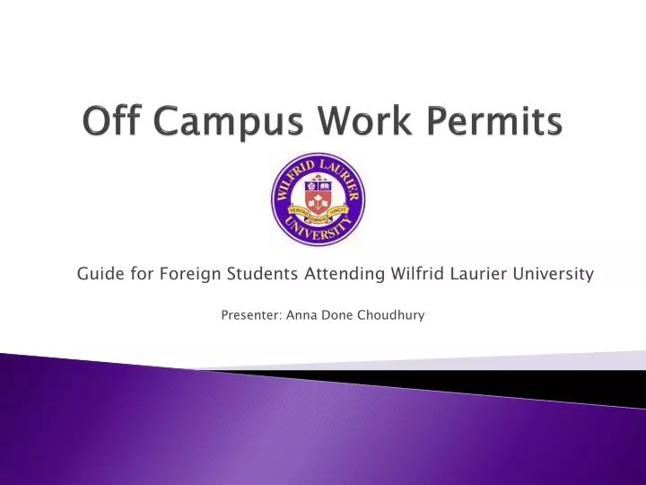 What Is Off Campus Work Permit