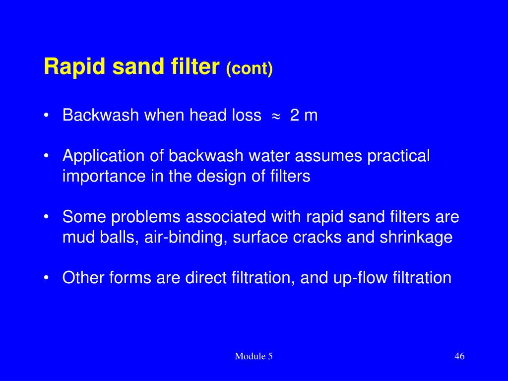 Ppt Module 5 Water Treatment On Pletion Of This Module You Should Be Able To Powerpoint Presentation Id 4990471