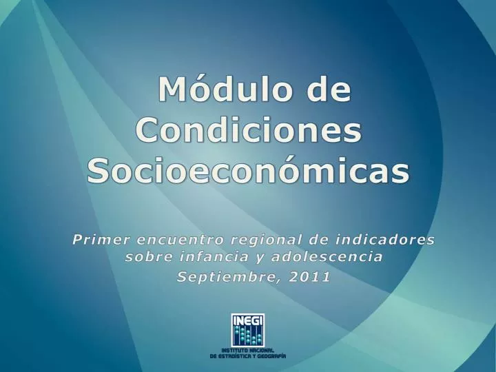 Ppt M Dulo De Condiciones Socioecon Micas Powerpoint Presentation