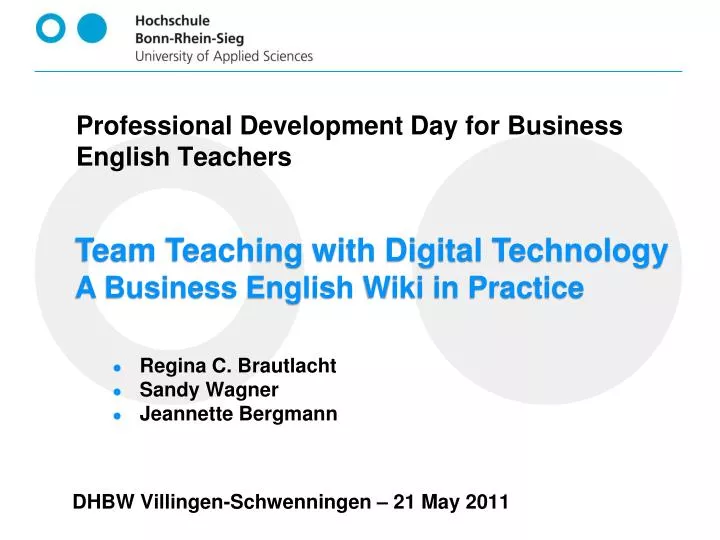 ppt team teaching with digital technology a business business wiki