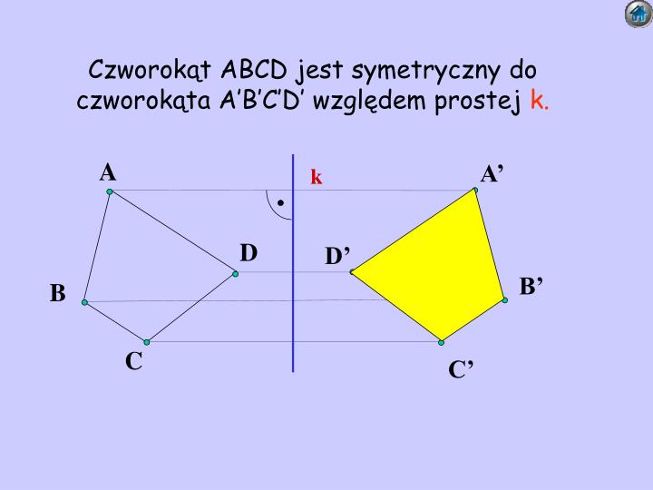 Narysuj Dowolny Czworokąt Oraz Czworokąt Do Niego Symetryczny PPT - Odbicia lustrzane PowerPoint Presentation - ID:4992397