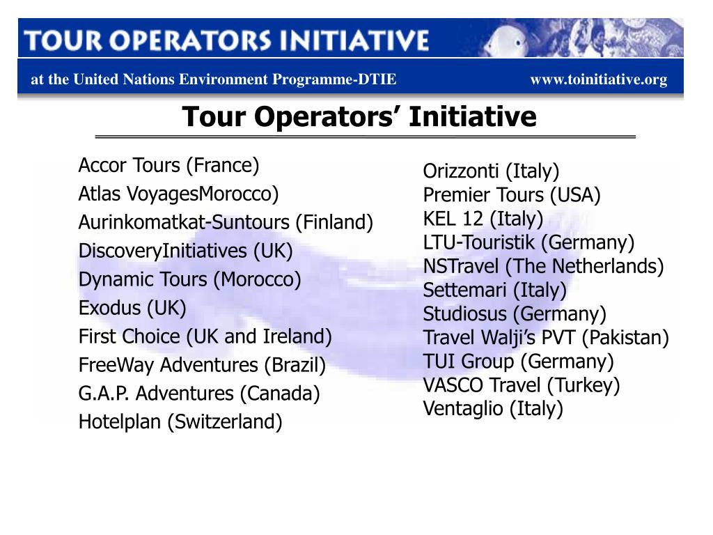 world tour operators association