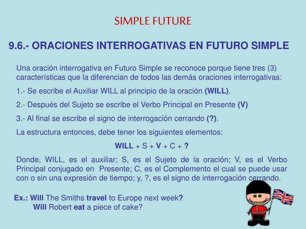 Ppt El Futuro Simple Powerpoint Presentation Free Download Id