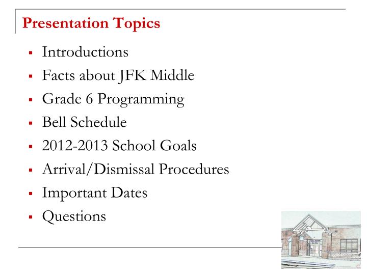 topics for presentation for class 6