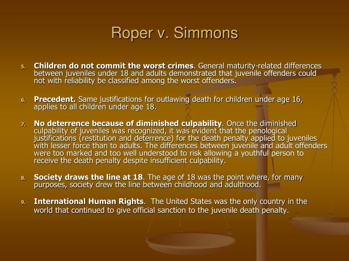 PPT Juvenile Justice and the U.S. Supreme Court PowerPoint