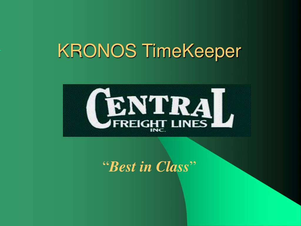 timekeeper kronos administrator