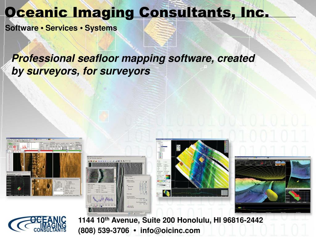 Ppt Oceanic Imaging Consultants Inc