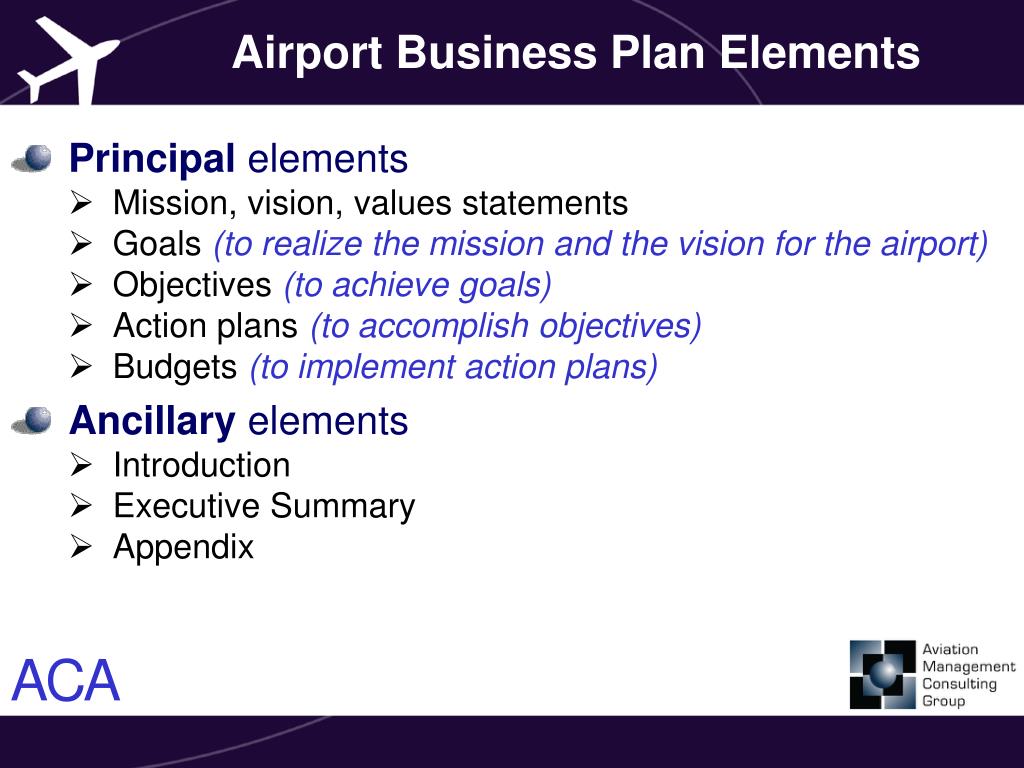 airport business plan pdf