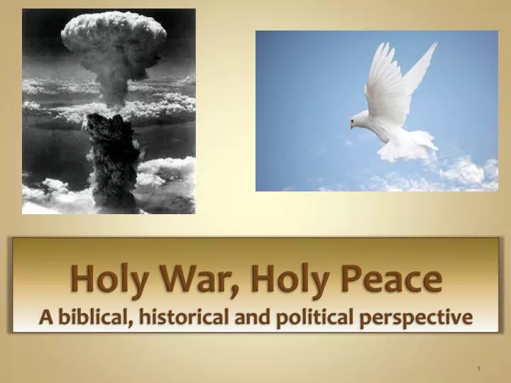 research paper on the holy war
