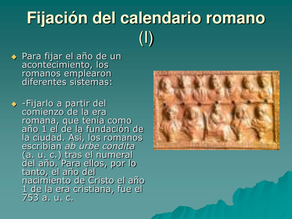 PPT - El Calendario Romano PowerPoint Presentation, free download - ID:5000878