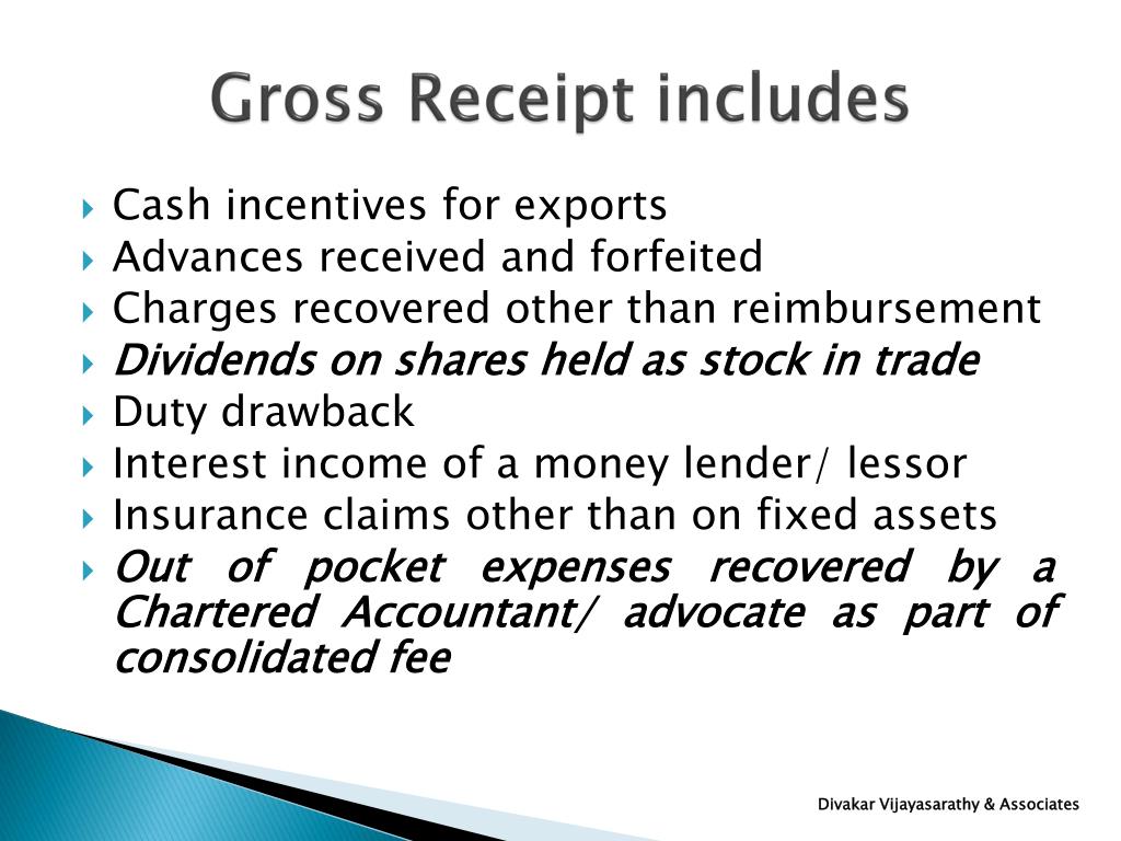 example of gross receipts example of gross receipts