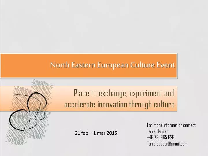 north eastern european culture event n.